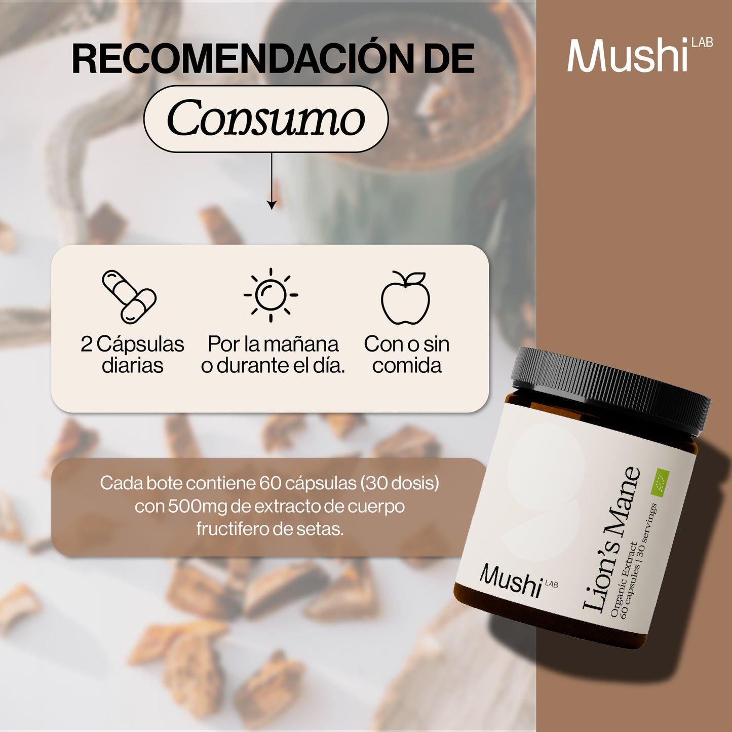 Melena de León en cápsulas